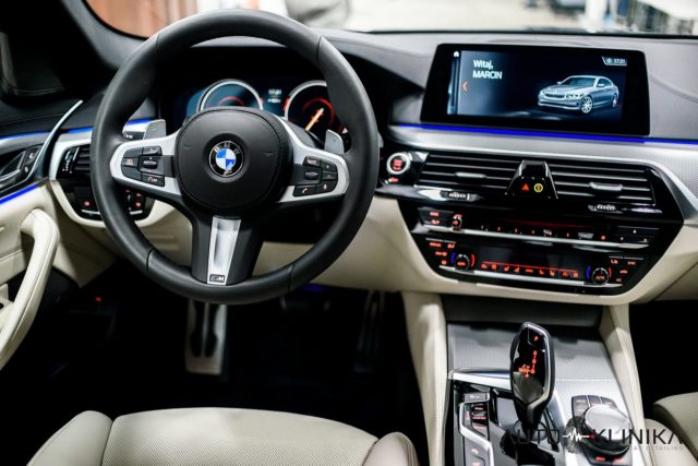BMW pielęgnacja samochodowej tapicerki skórzanej Kraków